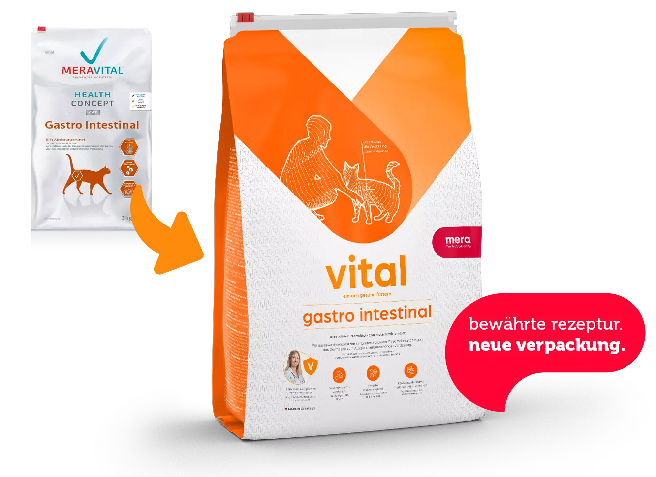 mera vital Katze neues Design mera vital Katze neues Design