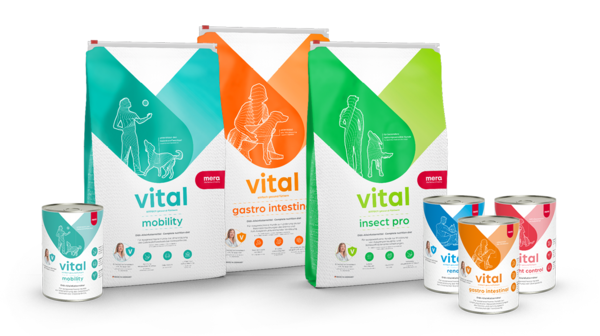 mera petfood - vital hundefutter packshots