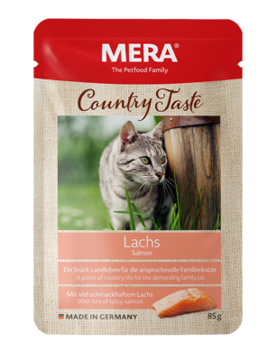 14:MERA Country Taste Lachs Nassfutter für die Familienkatze