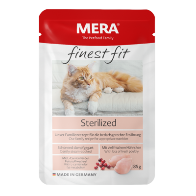 MERA finest fit Sterilized Trockenfutter für sterilisierte oder kastrierte Katzen