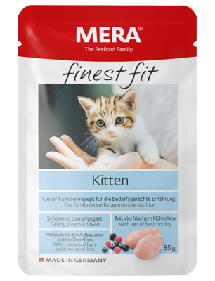 13:MERA finest fit Kitten Nassfutter für heranwachsende Katzen