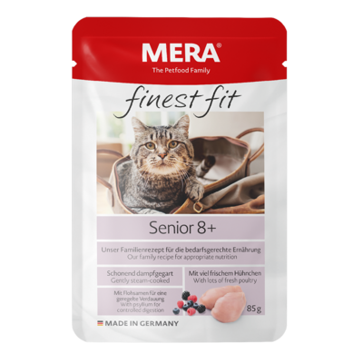 MERA finest fit Senior 8+ Nassfutter für ältere Katzen