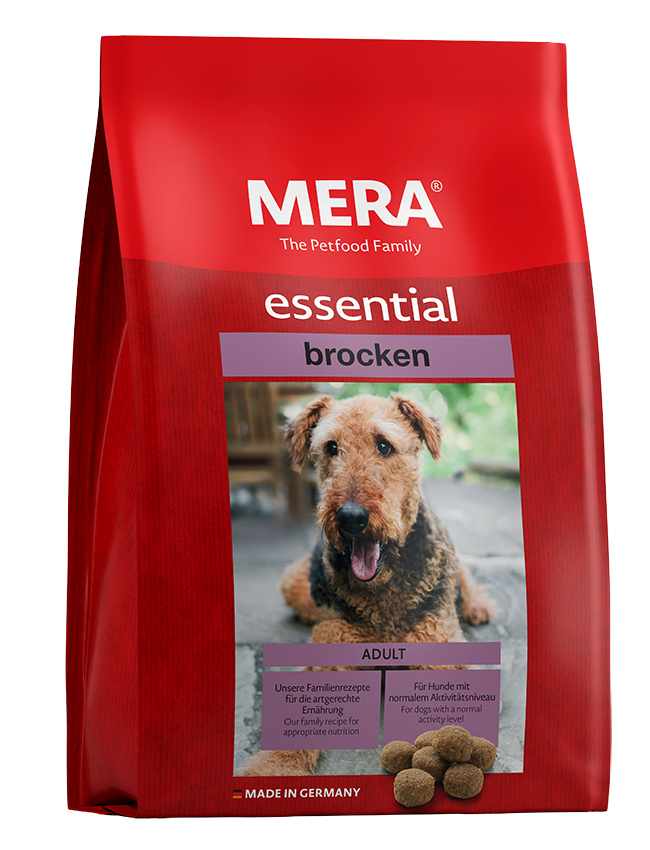 Hundefutter MERA essential brocken Für Hunde mit normalem Aktivitätsniveau