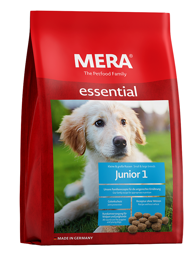 Hundefutter MERA essential Junior 1 für die Welpenaufzucht