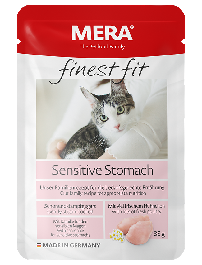 Katzenfutter MERA finest fit Sensitive Stomach Nassfutter für sensible Katzen