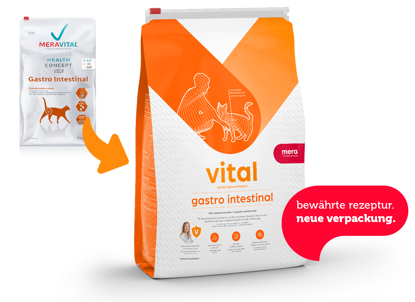 mera vital Katze neues Design
