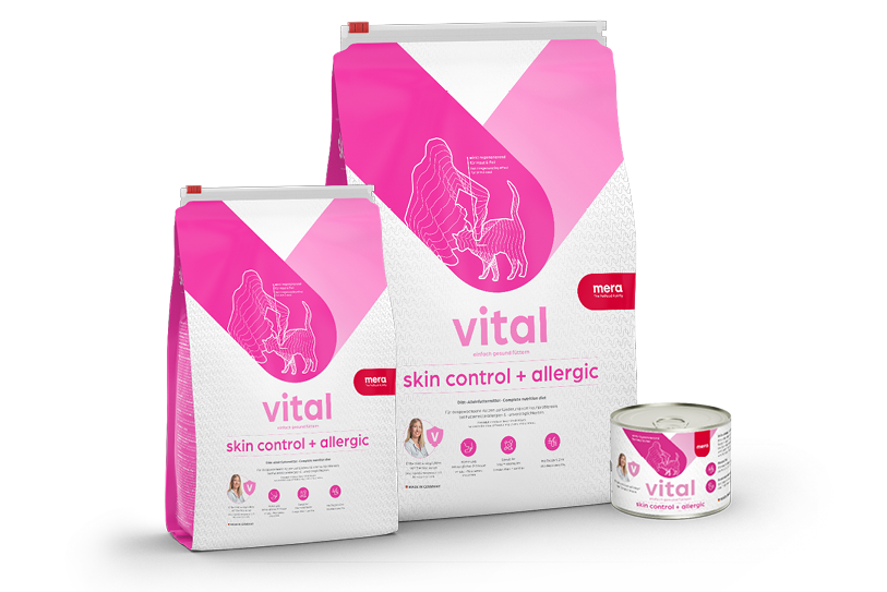 mera vital Katze skin-allergic Verpackung