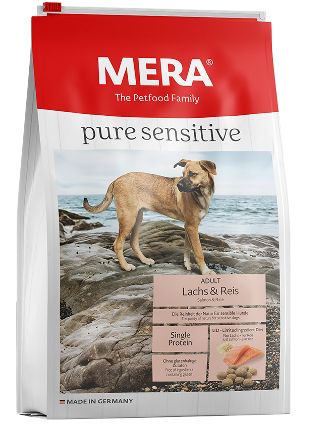 Hundefutter MERA pure sensitive Lachs & Reis